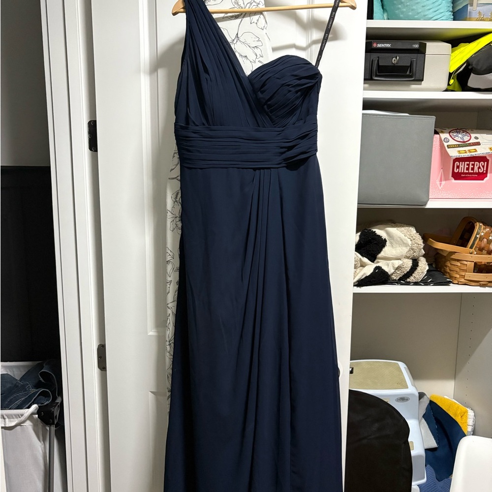 Bill Levkoff Blue Sleeveless Gown for Weddings